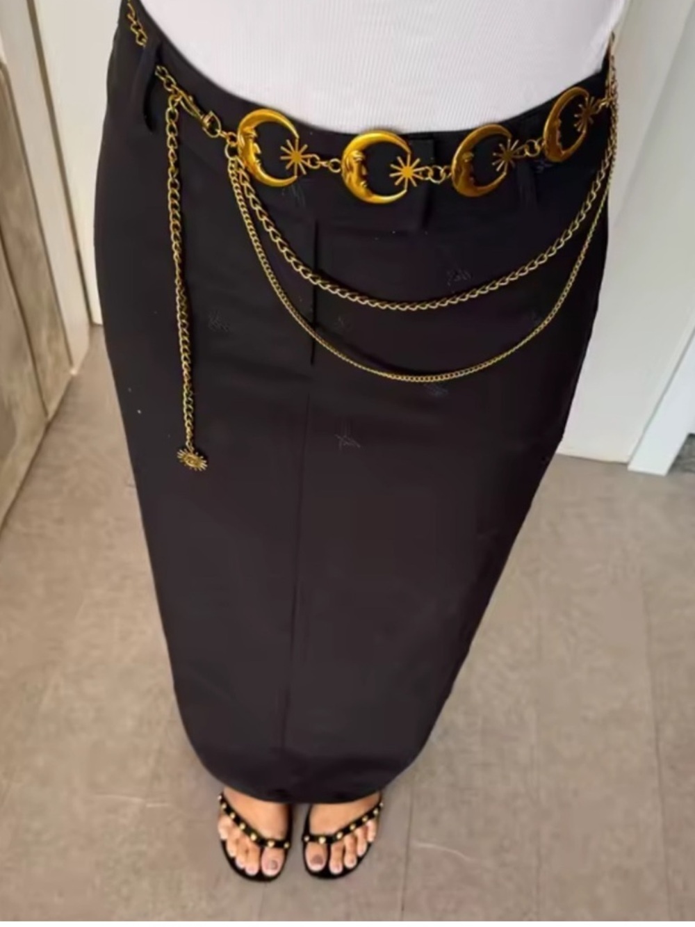 Gold Celestial Chain Belt - Picture 9 of 9